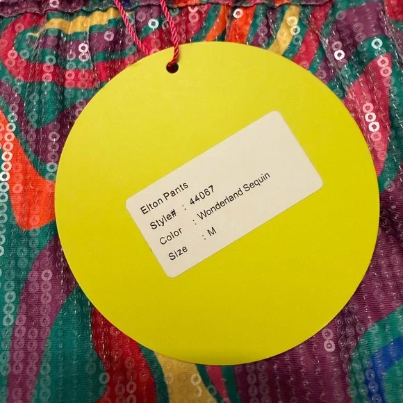 Alden Adair Elton Pants Wonderland Sequin NWT - Picture 9 of 9